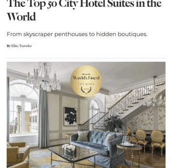The Top 50 City Hotel Suites in the World